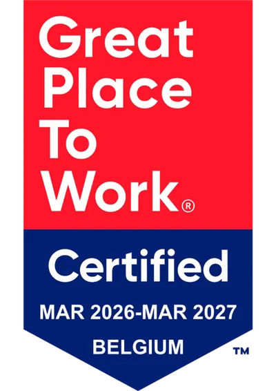 Great Place To Work Certified, maart 2026 tot maart 2027, België